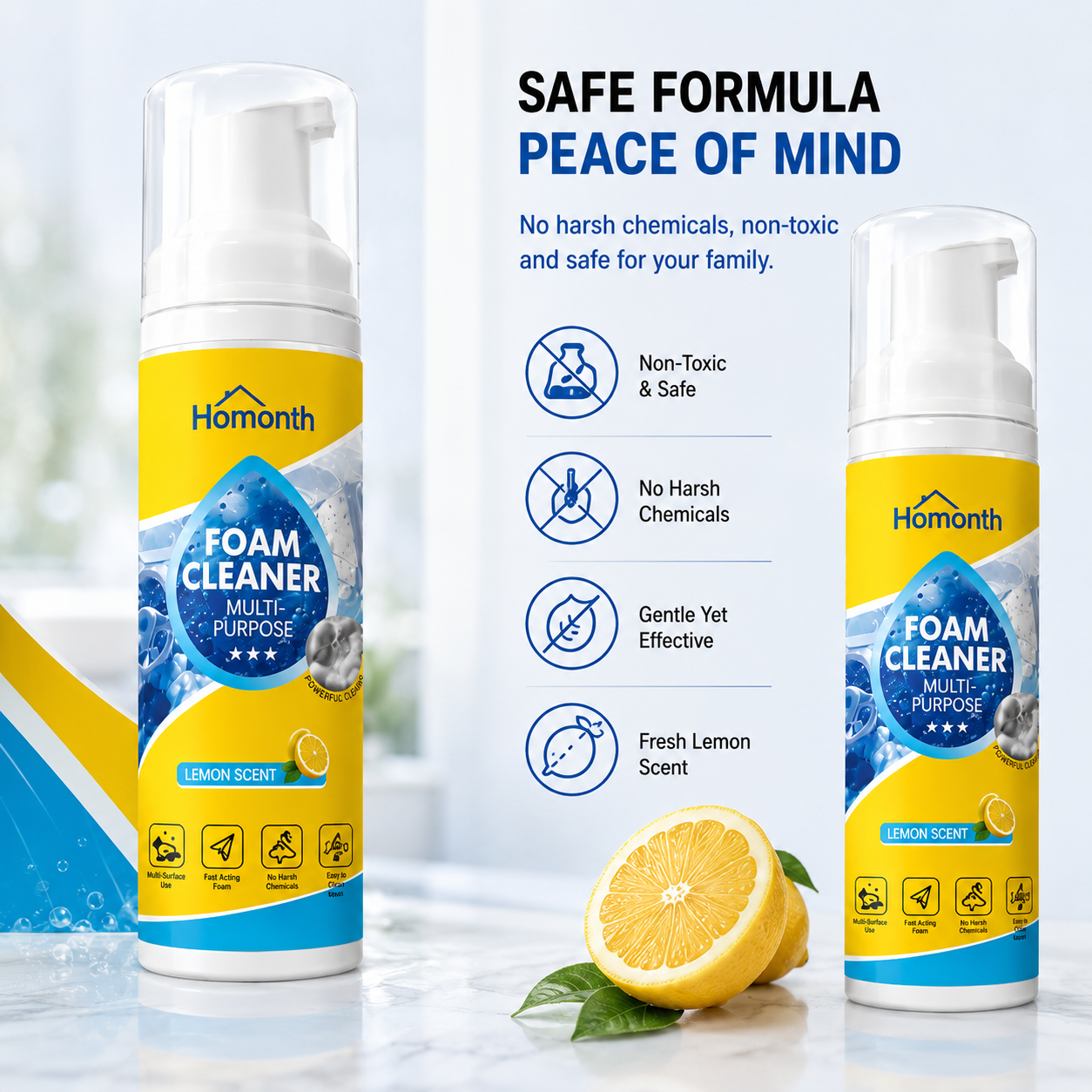All-in-One Cleaner Kit with Wipe & Sponge
