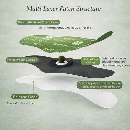LUMIVO™ Herbal Balance Patch — Japanese Kampo Formula